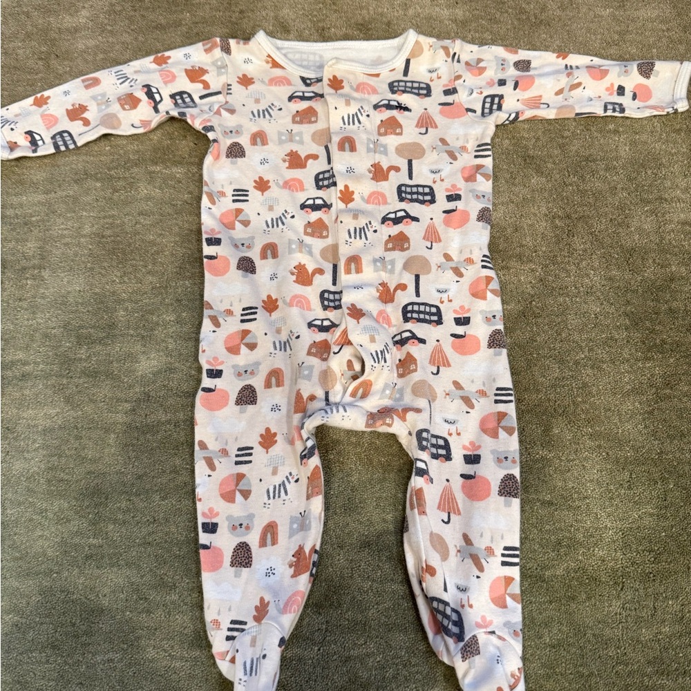 Magnetic Me Organic Cotton Footie - 3-6 months